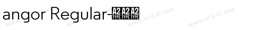 angor Regular字体转换